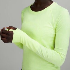 Lululemon neon swiftly tech long sleeve 2.0. Size 4. Never worn. (With tags)